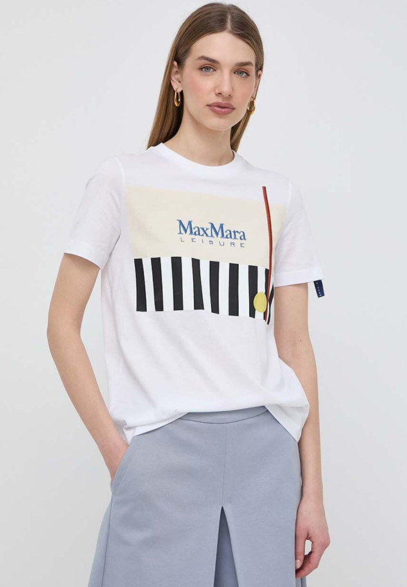 T-SHIRT OBLIQUA BIAŁY