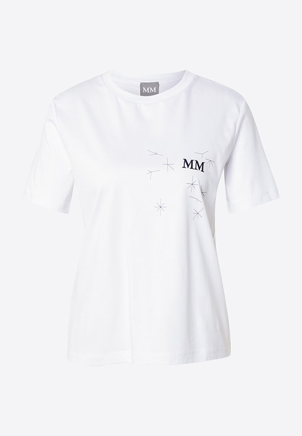 T-SHIRT OPUNZIA BAWEŁNIANY BIAŁY