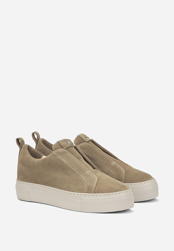 SNEAKERSY CLEMENTINA SLIP-ON JASNO BRĄZOWE