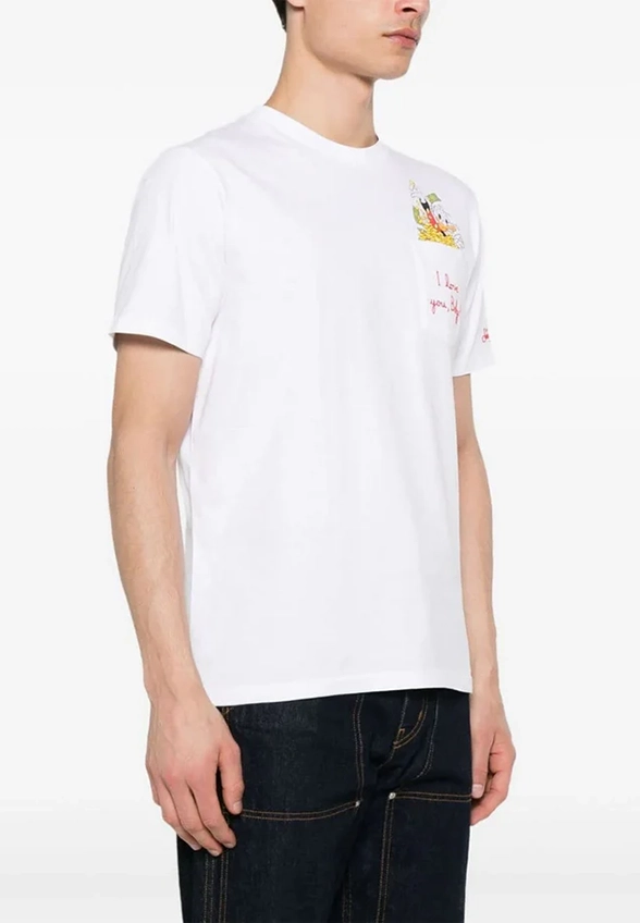 T-SHIRT AUSTIN PAPERONE DOLLAR BIAŁY