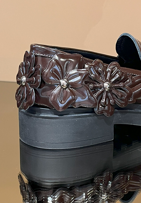 LOAFERSY SKÓRZANE LOREN MOC GORZKA CZEKOLADA