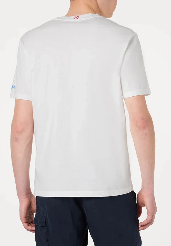 T-SHIRT GLASS GIN PLEASE BIAŁY