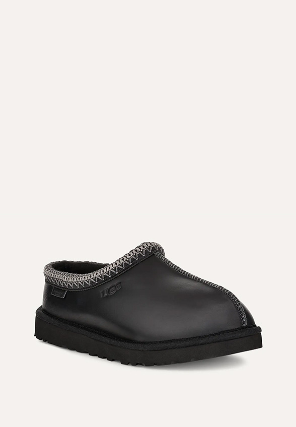 MULE SKÓRZANE TASMAN REGEN CZARNE