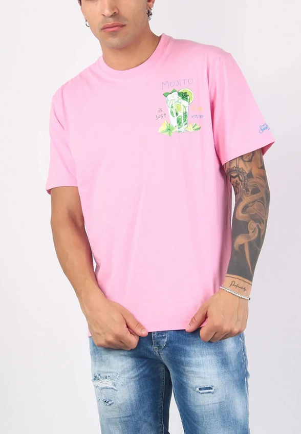 T-SHIRT MOJITO FUN RÓŻOWY