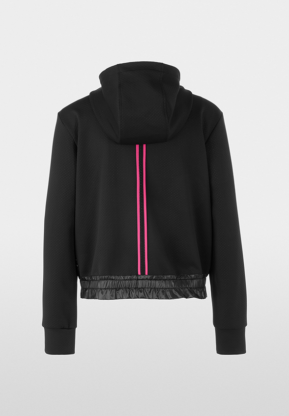 BLUZA ROZPINANA Z KAPTUREM CZARNA