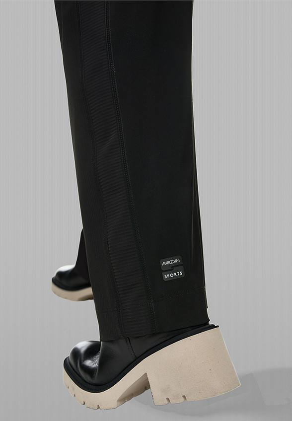 SPODNIE WEDI WIDE-FIT REGULAR CZARNE