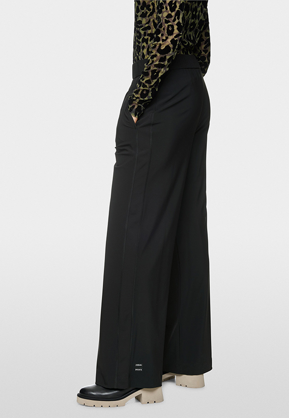 SPODNIE WEDI WIDE-FIT REGULAR CZARNE