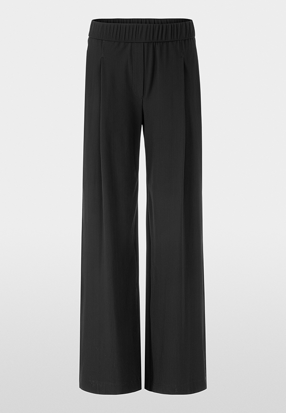 SPODNIE WEDI WIDE-FIT REGULAR CZARNE