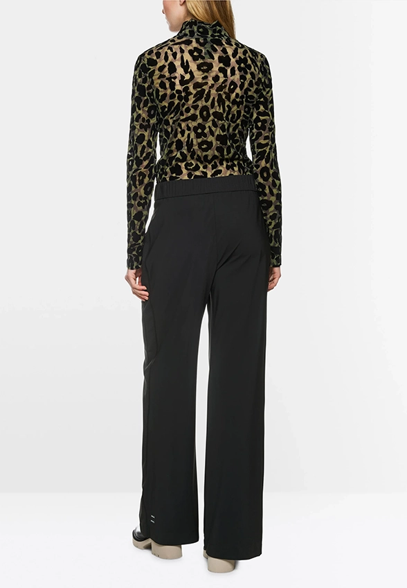 SPODNIE WEDI WIDE-FIT REGULAR CZARNE