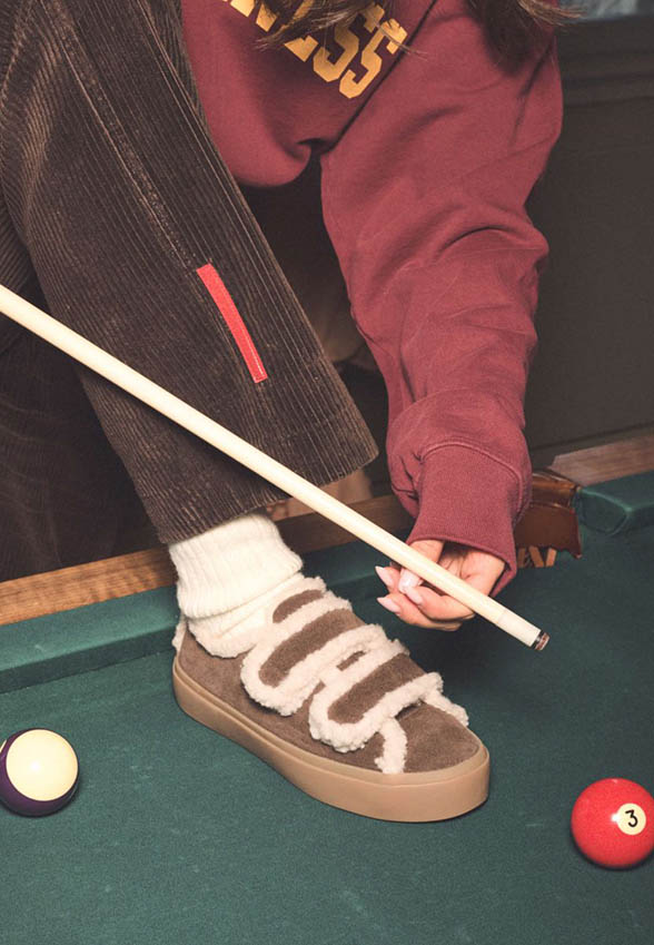 SNAEKERSY SHERLIN LOW VELCRO CZEKOLADOWY BRĄZ