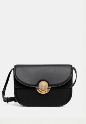 TOREBKA SKÓRZANA SFERA CROSSBODY MINI CZARNA