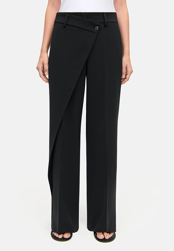 SPODNIE ANAIS WIDE-FIT CZARNE