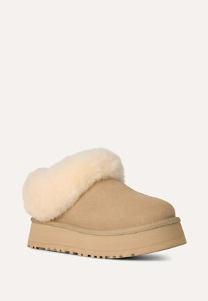 MULE ZAMSZOWE TAZZELLE BEŻOWE