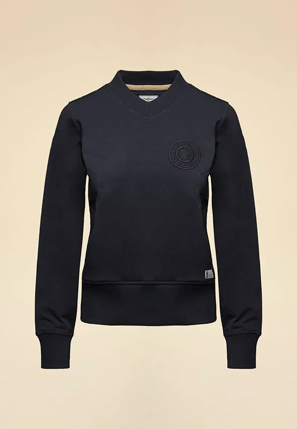 BLUZA Z MILITARNYMI AKCENTAMI CZARNA