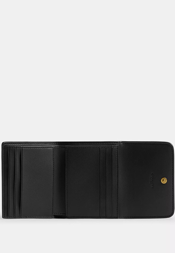 PORTFEL SKÓRZANY MILA SMALL FLAP CZARNY