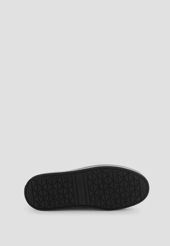 SNEAKERSY BANG Z ZAMSZOWEJ SKÓRY CZARNO-BRĄZOWE