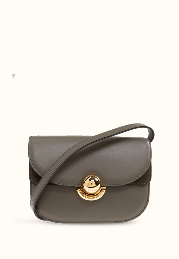 TOREBKA SKÓRZANA SFERA CROSSBODY MINI KHAKI