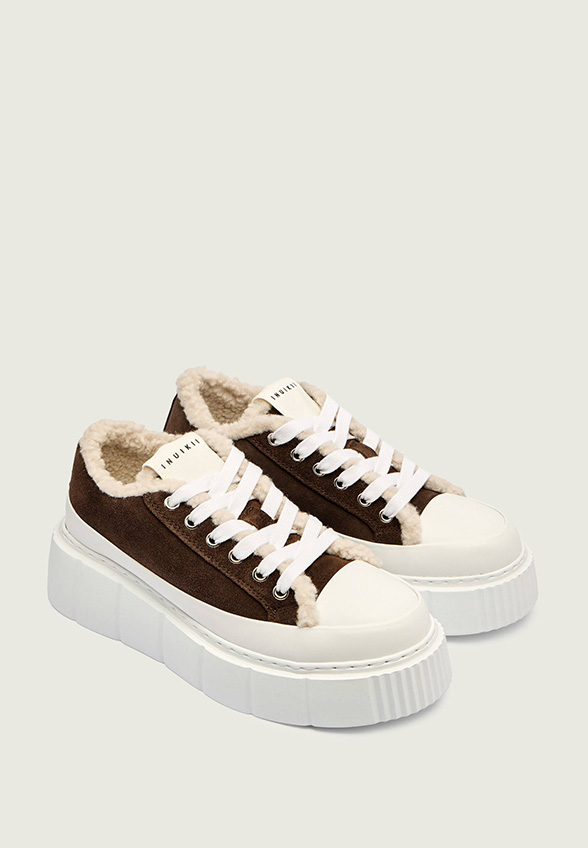 SNEAKERSY MATILDA CURLY CIEMNY BRĄZ