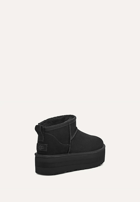 ŚNIEGOWCE CLASSIC ULTRA MINI PLATFORM CZARNE
