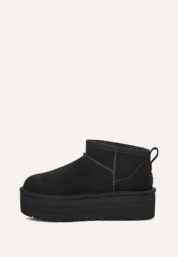 ŚNIEGOWCE CLASSIC ULTRA MINI PLATFORM CZARNE