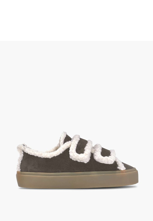 SNAEKERSY SHERLIN LOW VELCRO CZEKOLADOWY BRĄZ