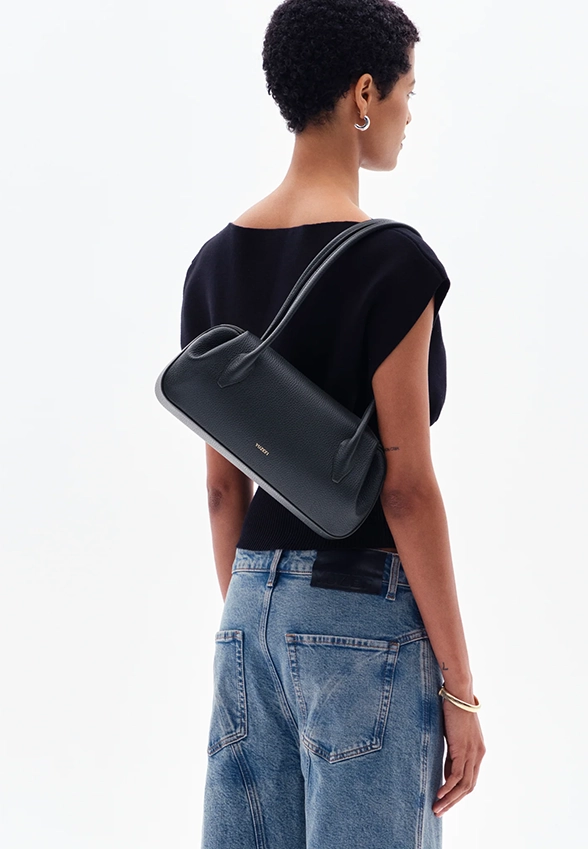 TORBA OYSTER SHOULDER BAG CZARNA