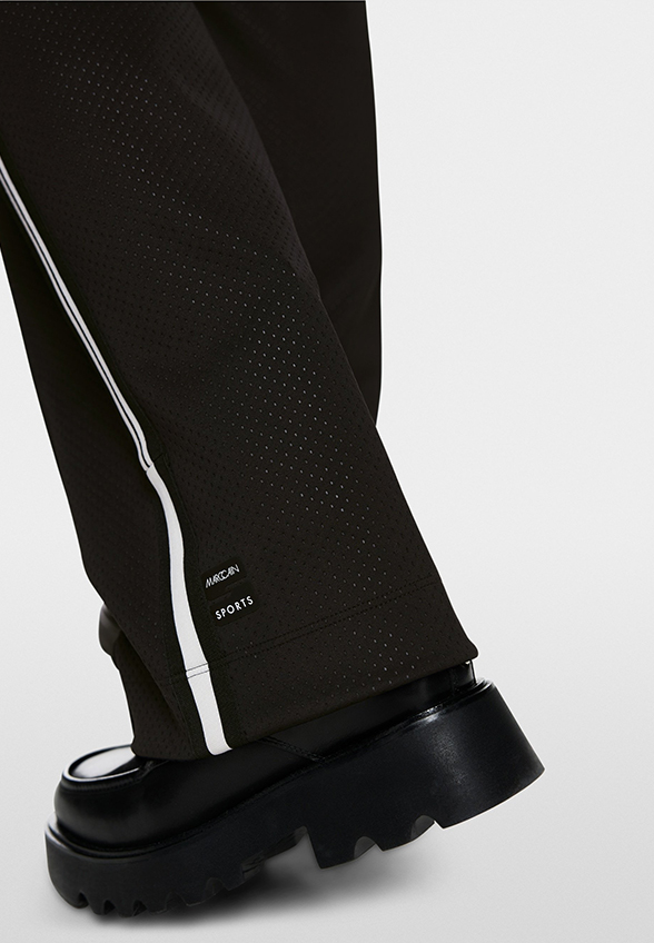 SPODNIE WASHINGTON WIDE-FIT CZARNE