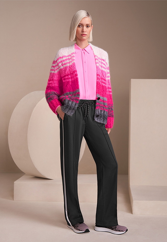 SPODNIE WASHINGTON WIDE-FIT CZARNE