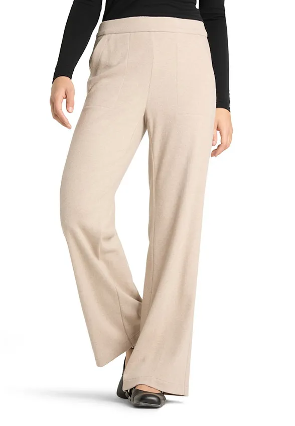 SPODNIE AVA UTILITY WIDE-FIT BEŻOWE