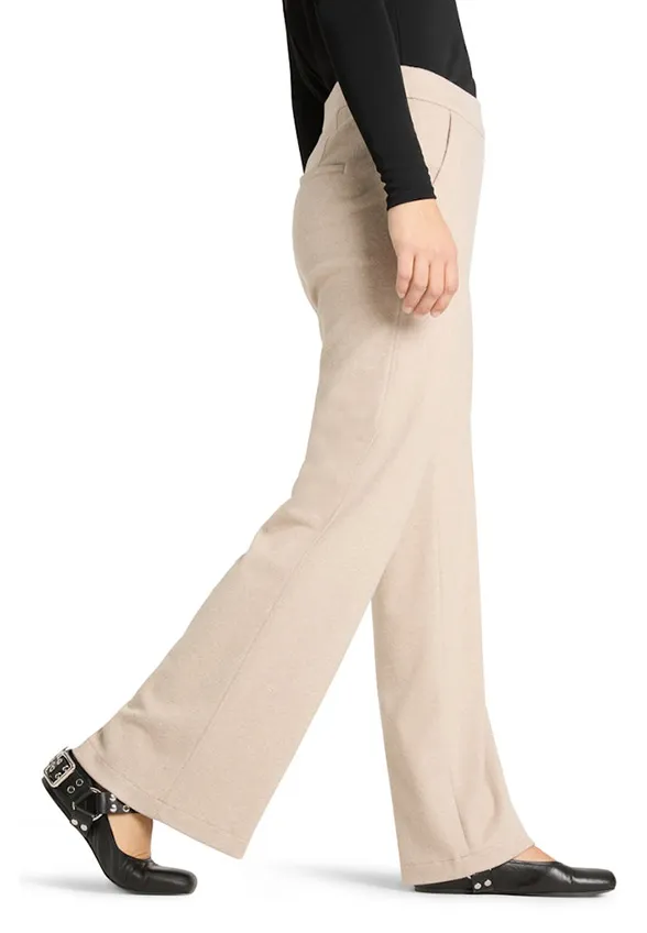 SPODNIE AVA UTILITY WIDE-FIT BEŻOWE