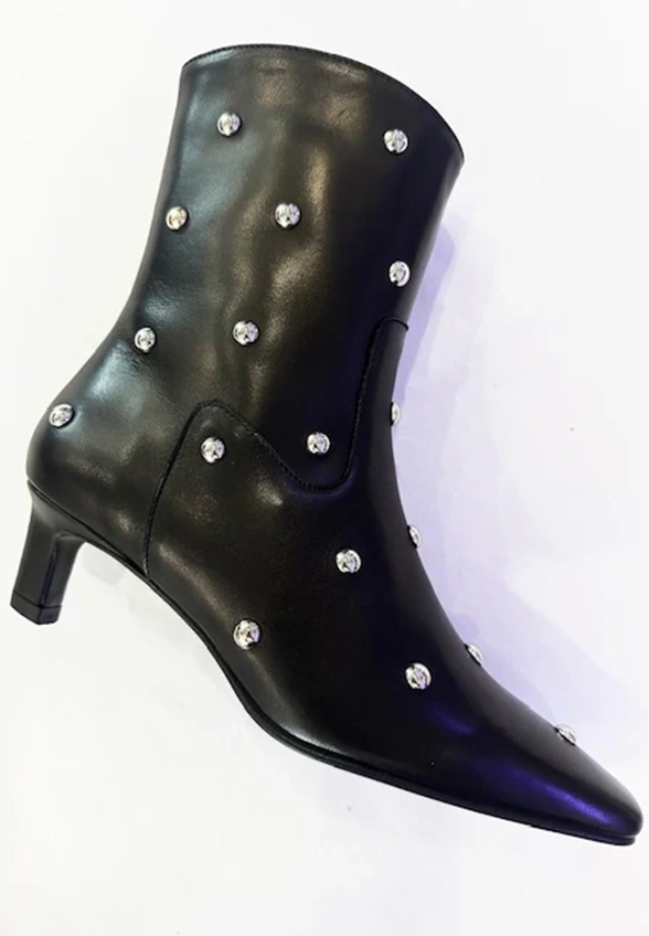 BOTKI SKÓRZANE NASH STUDS CZARNE