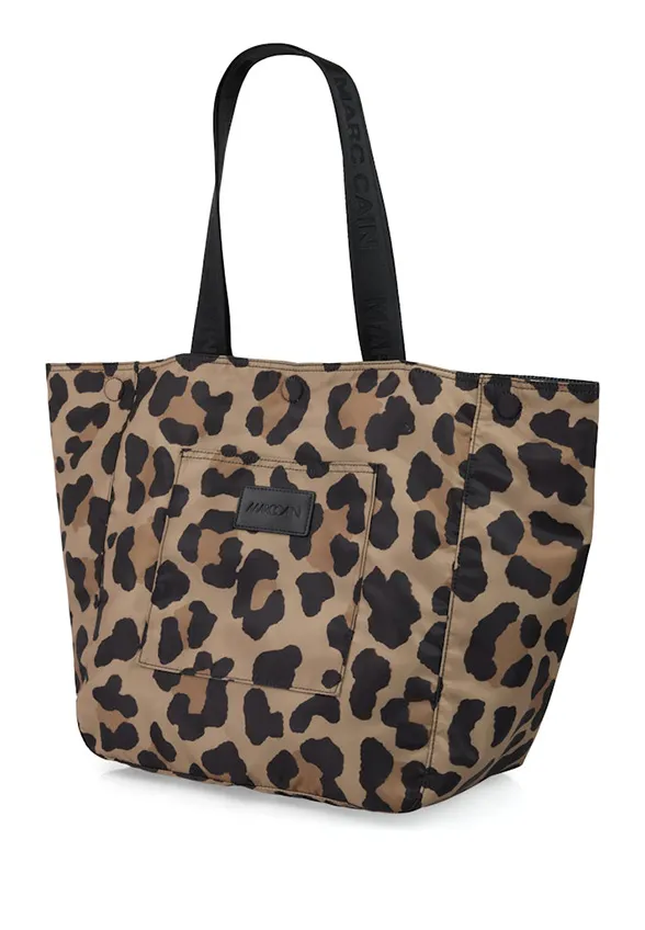 TORBA SHOPPER DWUSTRONNA BRĄZOWA
