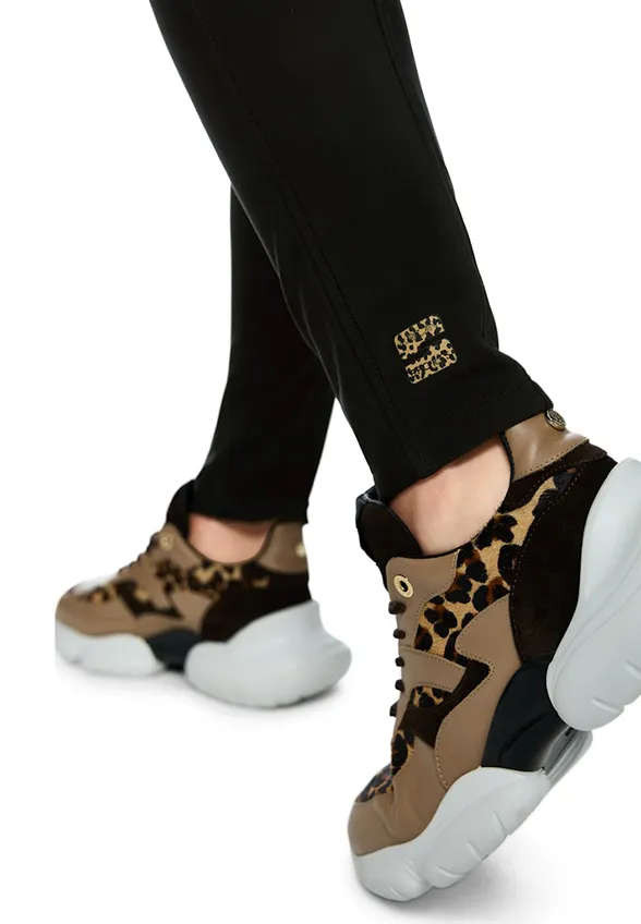 SPODNIE SOFIA SLIM-FIT REGULAR CZARNE