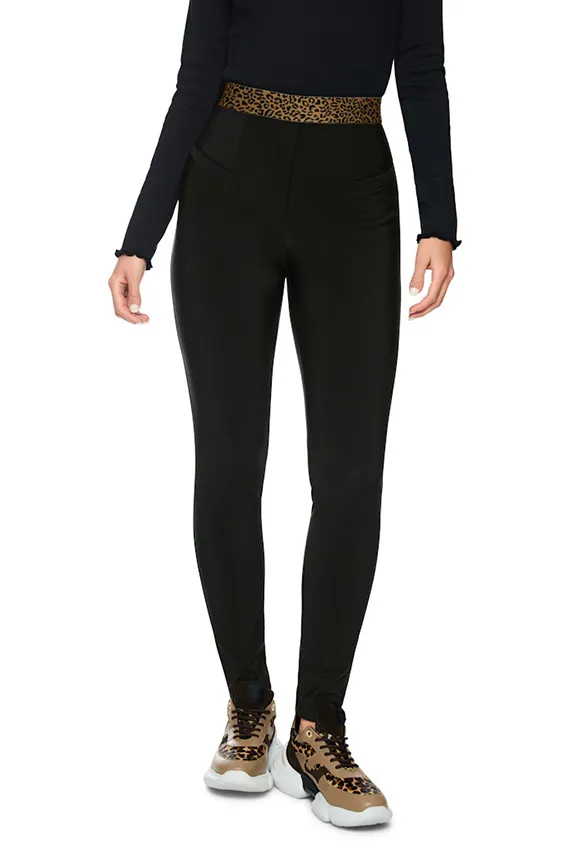SPODNIE SOFIA SLIM-FIT REGULAR CZARNE