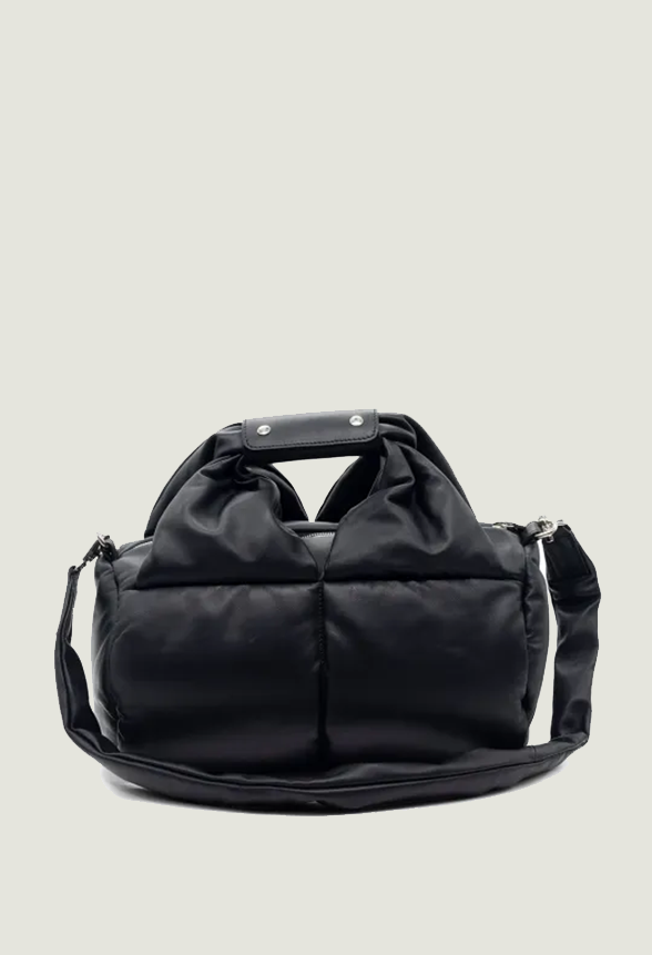 TORBA TYPU BAULETTO SKÓRZANA CZARNA