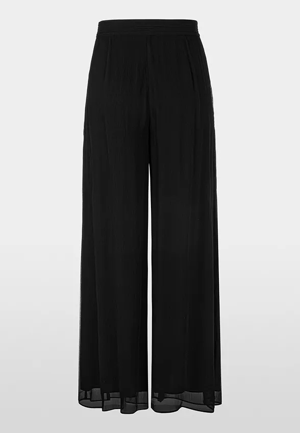 SPODNIE WARANGAL WIDE-FIT HIGH CZARNE