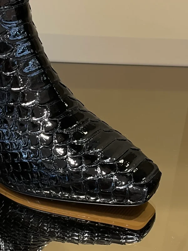 BOTKI CHELSEA BLOCK ANKLE CZARNE