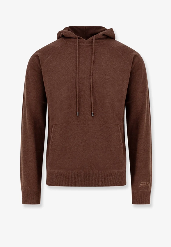 BLUZA DZIANINOWA MĘSKA WILLBUR BRĄZOWA