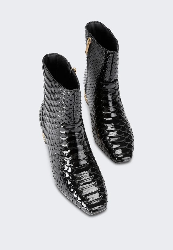 BOTKI CHELSEA BLOCK ANKLE CZARNE