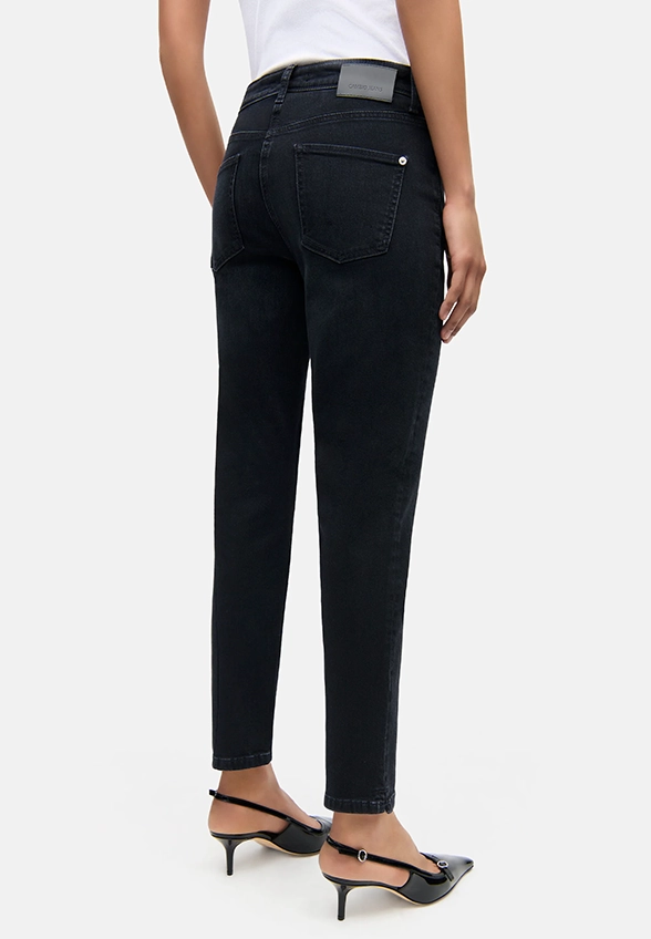 SPODNIE JEANSOWE PIPER SHORT CZARNE