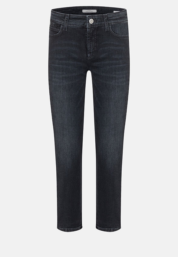 SPODNIE JEANSOWE PIPER SHORT CZARNE