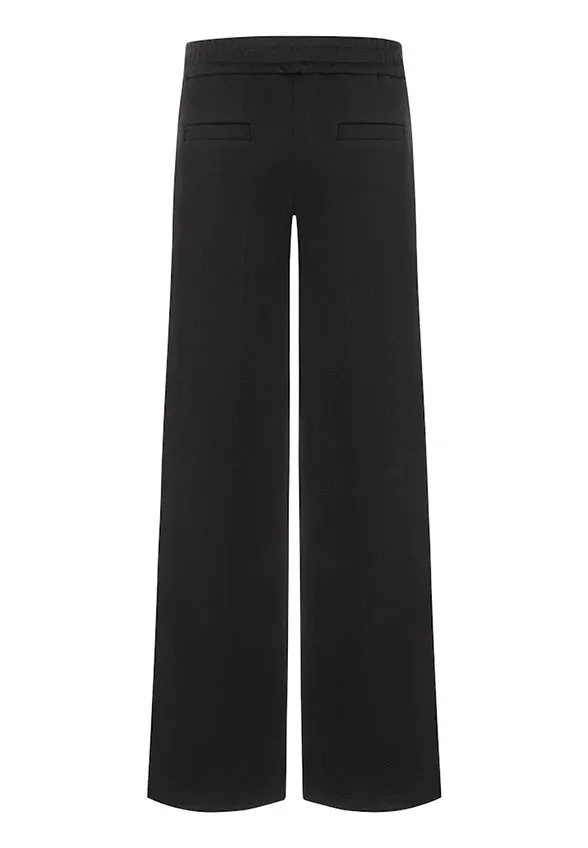 SPODNIE AMELIA WIDE FIT CZARNE