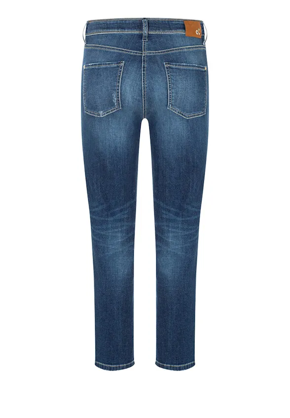 SPODNIE JEANSOWE PIPER SHORT SLIM-FIT NIEBIESKIE