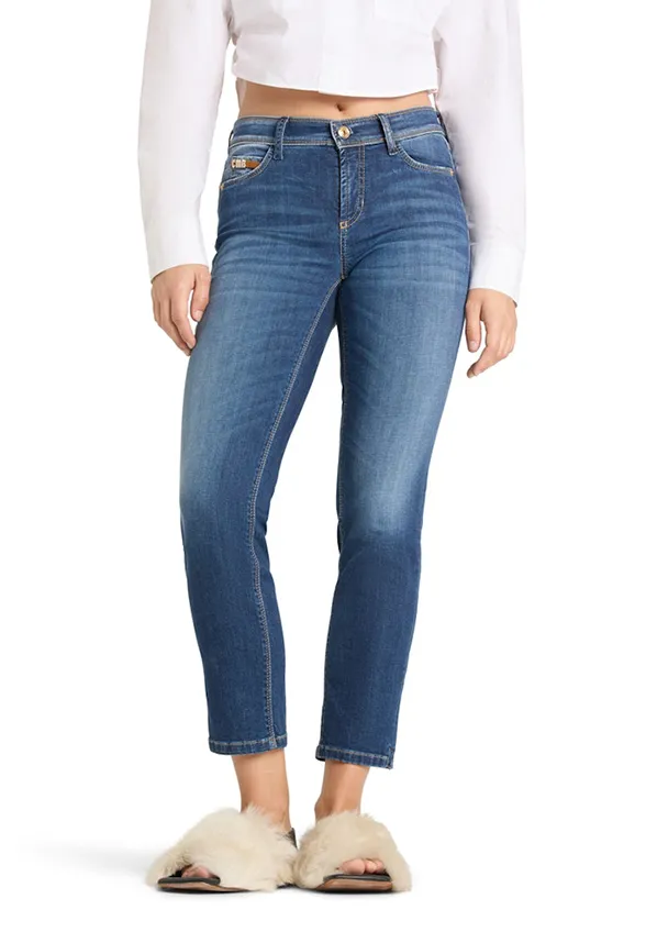 SPODNIE JEANSOWE PIPER SHORT SLIM-FIT NIEBIESKIE