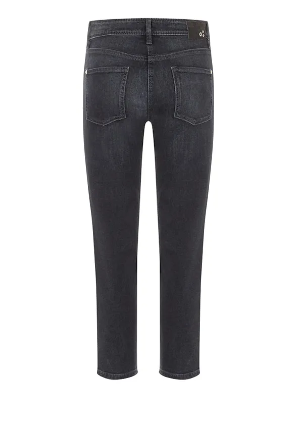 SPODNIE JEANSOWE PIPER SHORT SLIM-FIT CZARNE