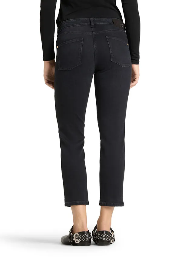 SPODNIE JEANSOWE PIPER SHORT SLIM-FIT CZARNE