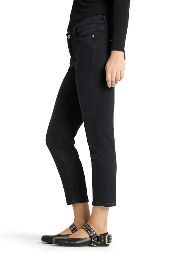 SPODNIE JEANSOWE PIPER SHORT SLIM-FIT CZARNE
