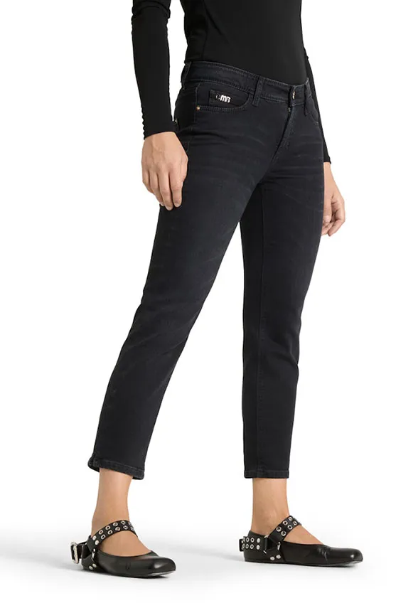 SPODNIE JEANSOWE PIPER SHORT SLIM-FIT CZARNE