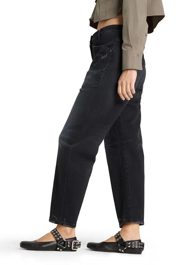SPODNIE JEANSOWE OCEAN O-SHAPE GRAFITOWE