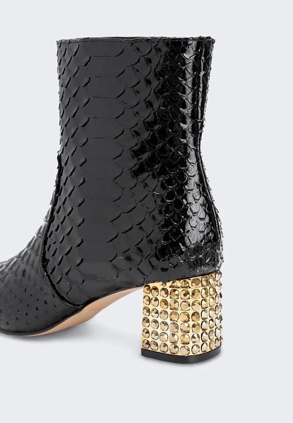 BOTKI CHELSEA BLOCK ANKLE CZARNE
